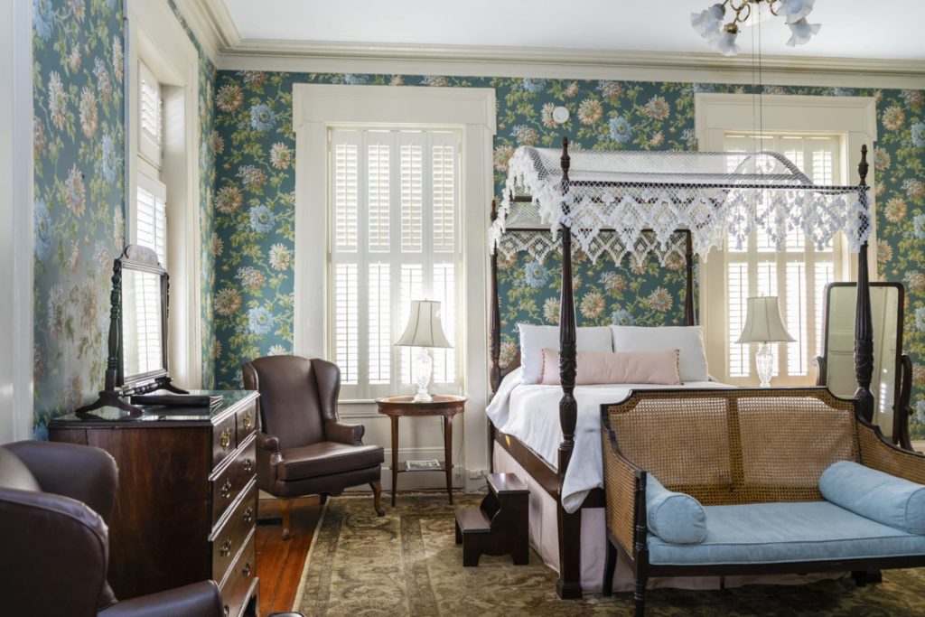 Room at Charleston's Indigo Inn. 
