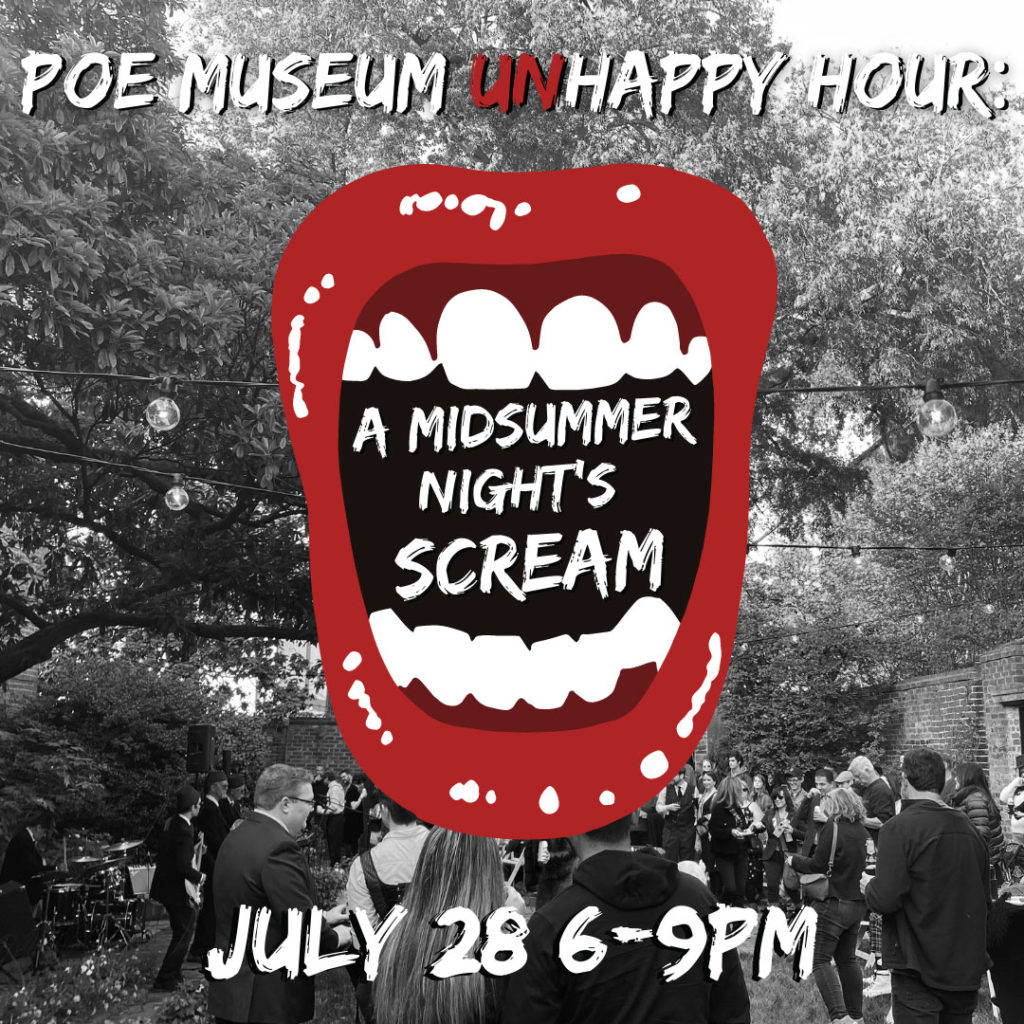 Poster for a Poe Museum event. 